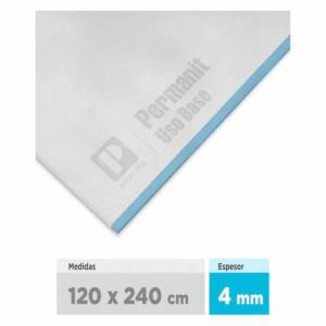 FIBROCEMENTO 4MM 1.20X2.40MM PERMANIT