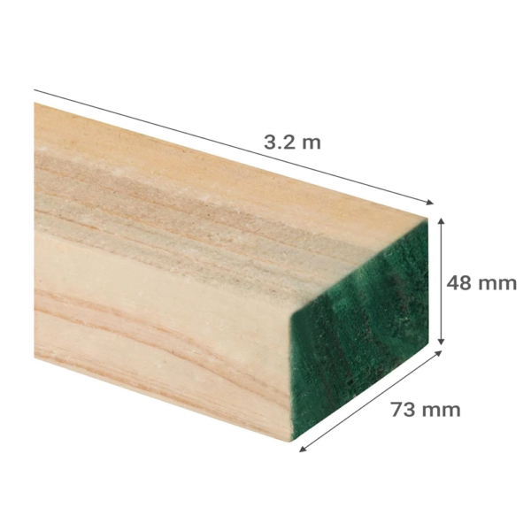 PINO BRUTO 2x3 x 3.2MTS - Imagen 2