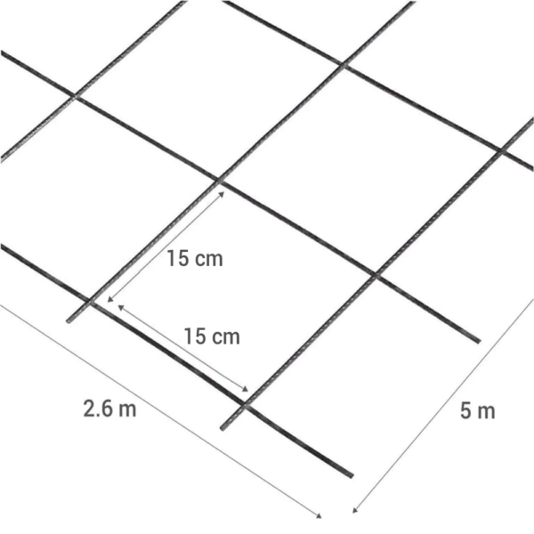 MALLA ACMA C-92 2.60 X 5MTS - CON ECONOMIA BORDE - Imagen 2